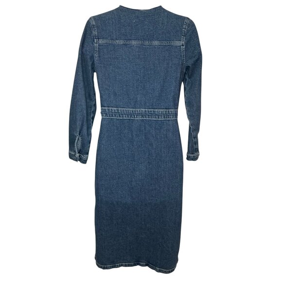 Rails Elysian Long Sleeve Denim Midi Shirtdress Size M Like New - Picture 7 of 13